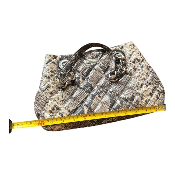Kate Spade Maryann Quilted Snakeskin Chain Handle Shoulder Bag - Picture 10 of 13
